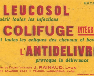 Buvard Leucosol, Colifuge, Antidélivre