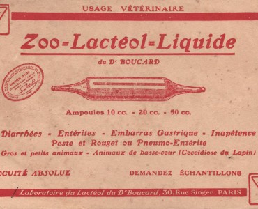 Buvard Zoo-Lactéol-Liquide