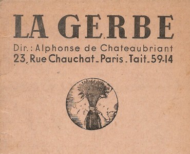 Cartes d'Abonné à La Gerbe