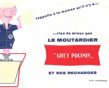 Buvard Grey-Poupon