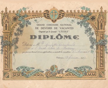 Diplôme Devoirs de vacances (02)